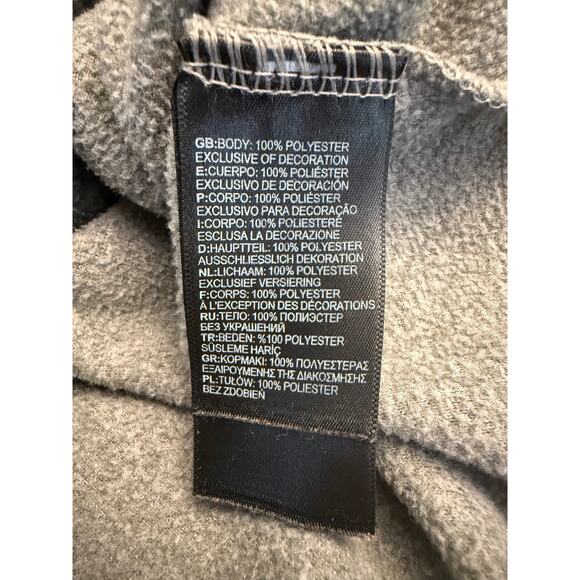 The North Face Glacier Full Zip Fleece Hooded Sweatshirt Toddler 2T Gray Hoodie - Picture 5 of 7